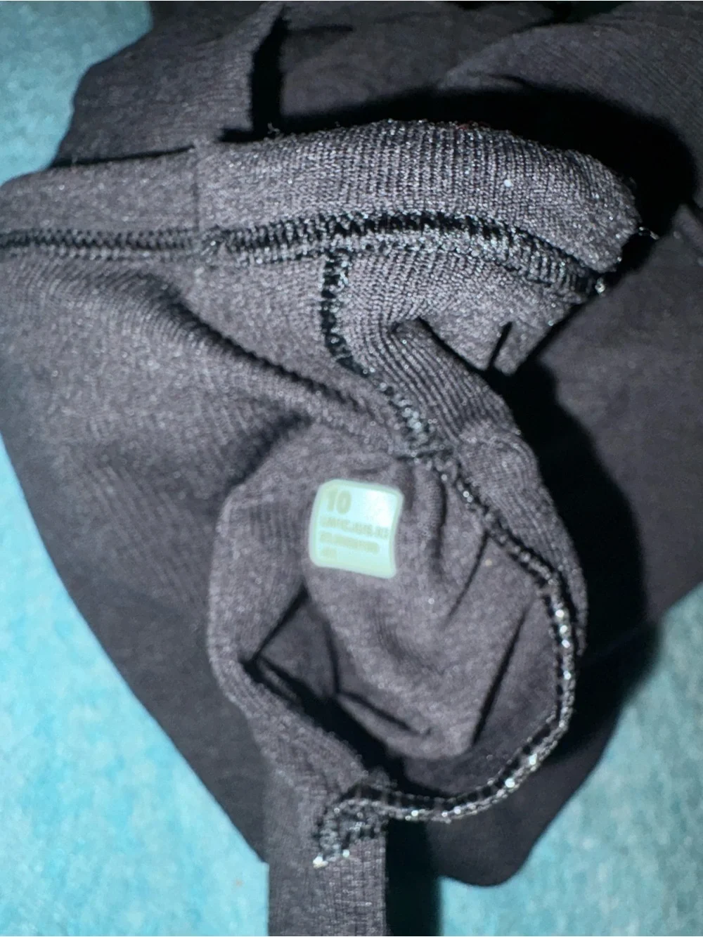 Lululemon Black Ribbed Racerback Bralette